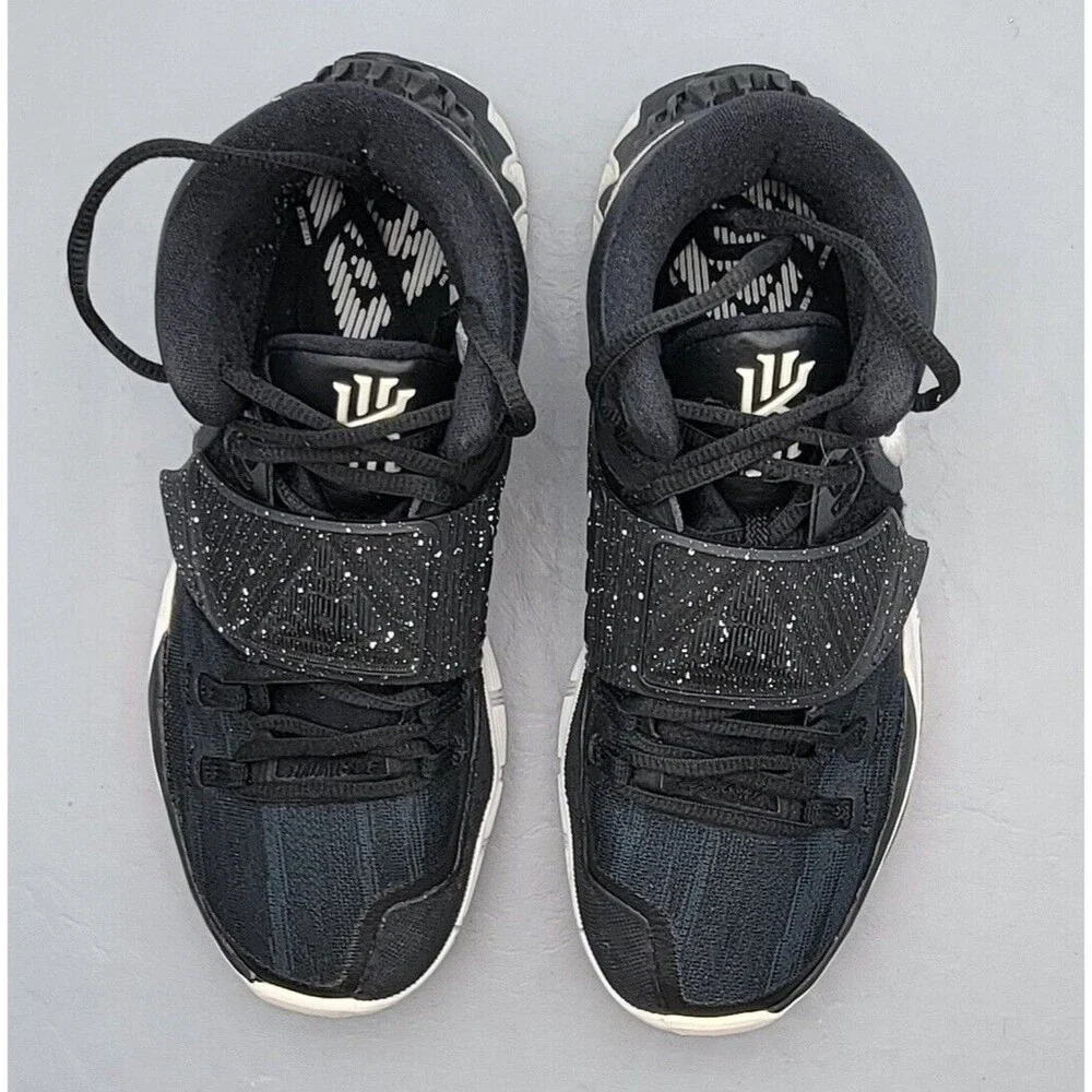 Nike Kyrie 6 Jet Black Sneaker Basketball 2019 Size 7 Men #BQ4630-001 - Picture 3 of 14